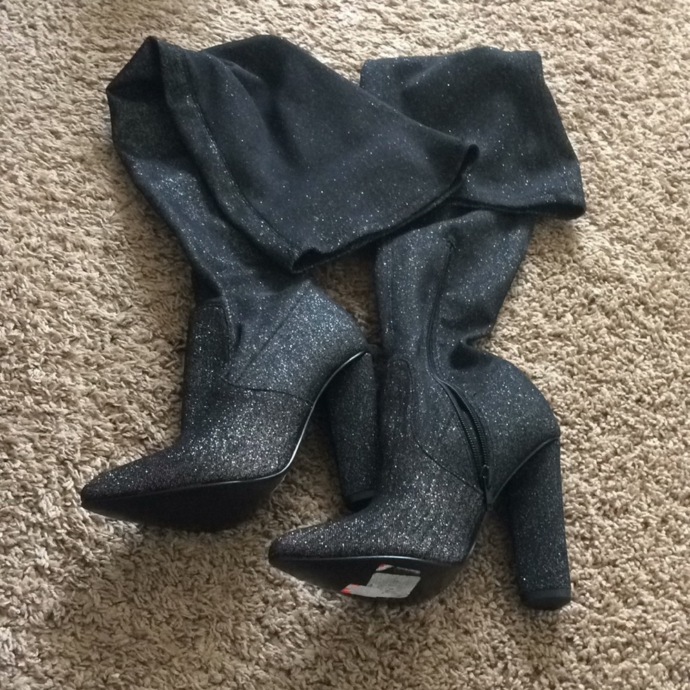 Steve Madden sparkly boots